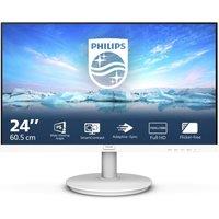 PHILIPS 241V8AW Full HD 24" LCD Monitor - White, White