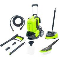 GREENWORKS G40HG Pressure Washer - 135 bar, Green,Black