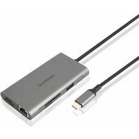 SANDSTROM S7IN1LA25 7-port USB Type-C Connection Hub