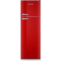 MONTPELLIER Retro MAB346ER 80/20 Fridge Freezer - Red, Red