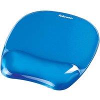 FELLOWES Crystal Gel Mouse Mat - Blue