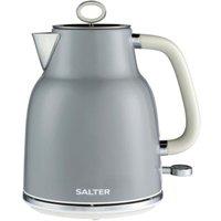 SALTER Retro EK5737 Jug Kettle - Grey, Silver/Grey