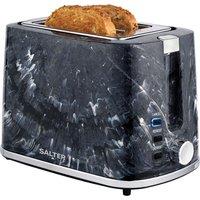 SALTER Marble EK5832BMA 2-Slice Toaster - Black, Black