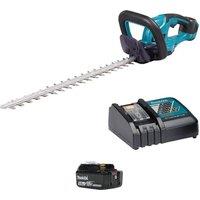 MAKITA LXT DUH507RT Cordless Hedge Trimmer with 1 Battery - Blue & Black