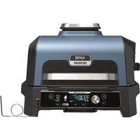 NINJA Woodfire Pro Connect XL OG901UK Outdoor Electric BBQ Grill & Smoker ? Black & Blue