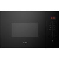 CDA VP400BL Built-in Compact Microwave with Grill - Black, Black