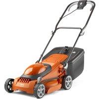 FLYMO EasiStore 380R Corded Rotary Lawn Mower - Orange & Grey