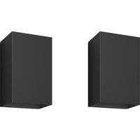 PHILIPS HUE White and Color Ambiance Resonate Smart Outdoor LED Wall Lamp - Black, Twin Pack