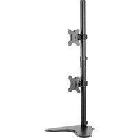FELLOWES Seasa Dual Arm Full Motion 32" Monitor Stand - Black