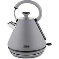 TOWER Sera T10079GRY Traditional Kettle - Grey, Silver/Grey