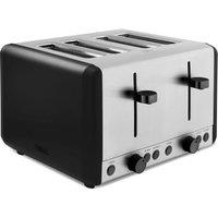 TOWER Sera T20086BLK 4-Slice Toaster - Black, Black