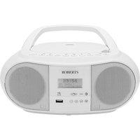 ROBERTS ZoomBox 4 DAB/DAB? Bluetooth Boombox - White, White