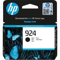 HP 924 Original Black Ink Cartridge, Black