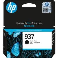 HP 937 Original Black Ink Cartridge, Black