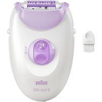 BRAUN Silk-pil Series 3 3-000 Epilator - White & Purple, Purple,White