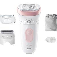 BRAUN Silk-pil 7 SE7-030 Wet & Dry Epilator - Flamingo, Pink