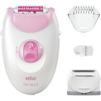 BRAUN Silk-pil Series 3 3-031 Epilator - White & Pink, Pink