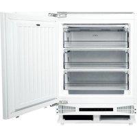 CDA FW284/1 Integrated Undercounter Freezer - Fixed Hinge, White