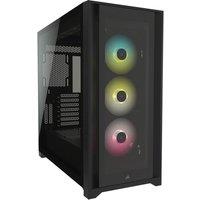 CORSAIR iCUE 5000X RGB ATX Mid-Tower PC Case - Black, Black