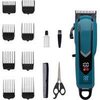 NO NO Raven Power RCP01 Beard & Hair Clipper Kit - Teal Blue & Black, Blue,Black