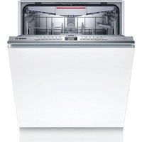 BOSCH Series 4 SMV4HVX00G Full-size Fully Integrated WiFi-enabled Dishwasher, Silver/Grey