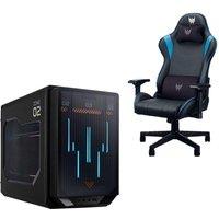 Acer Predator Orion X POX-950 Gaming PC & Predator Rift Gaming Chair Bundle - Intel Core i9, RTX 4080, Black