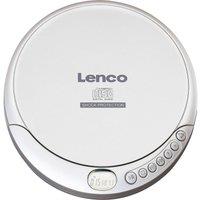 LENCO CD-201SI Personal CD Player - Silver, Silver/Grey