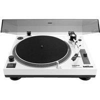 LENCO L-3810 Direct Drive Turntable - White, White