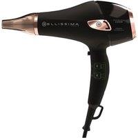 BELLISSIMA ITALIA Ceramic Hair Dryer - Black & Gold, Gold,Black