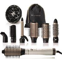 BELLISSIMA Italia Air Wonder 8 in 1 Hair Styler - White & Gold, White,Gold