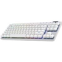 LOGITECH PRO X 60 LIGHTSPEED Wireless Gaming Keyboard - White, Black