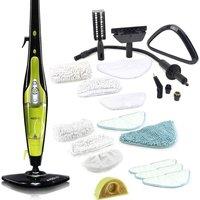 H2O HD Pro 5-in-1 Steam Mop - Green & Black, Green,Black