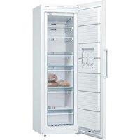 BOSCH Series 4 GSN36VWEPG Tall Freezer - White, White