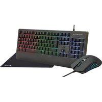 ADX ADXCOM325 Firebundle Gaming Keyboard & Mouse Set - Black, Black