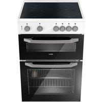 LOGIK LDOC60W24 60 cm Electric Ceramic Cooker - White, White