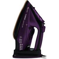 TOWER CeraGlide T22008 Cordless Steam Iron - Purple, Purple
