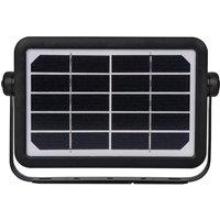 LUCECO Guardian Solar LED Floodlight with PIR Motion Sensor - Black