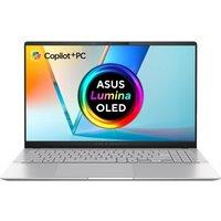 ASUS Vivobook S 15" Laptop, Copilot PC - Snapdragon X Elite, 1 TB SSD, Silver, Silver/Grey