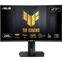 ASUS TUF VG27VQM Full HD 27" Curved VA LCD Gaming Monitor - Black, Black