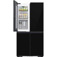 SAMSUNG Bespoke with See-Thru Door RF65DB970E22EU Smart Fridge Freezer - Black, Black