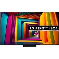 75" LG 75UT91006LA Smart 4K Ultra HD HDR LED TV with Amazon Alexa, Silver/Grey