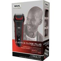 WAHL Clean & Close Wet & Dry Stubble Foil Shaver - Black & Red, Red,Black