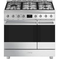 SMEG C92GPX2 90 cm Dual Fuel Range Cooker - Stainless Steel, Stainless Steel