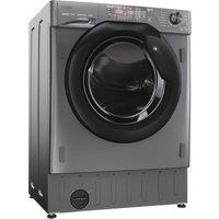 HAIER Series 4 HWDQ90B416FWB-UK Integrated 9 kg Washer Dryer, Black