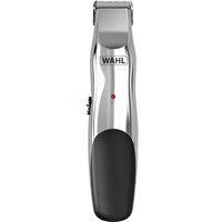 WAHL Groomsman Rechargeable 9916-1117 Beard Trimmer - Black & Chrome, Silver/Grey,Black