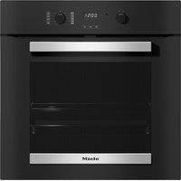 MIELE H2455BP Electric Pyrolytic Smart Oven - Black & Stainless Steel, Stainless Steel