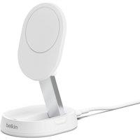 BELKIN BoostCharge Pro Qi2 Convertible Wireless Charging Stand - White, White