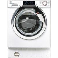 HOOVER H-Wash & Dry 300 Pro HBDOS 695TAMCE-80 Integrated 9 kg Washer Dryer, White,Silver/Grey