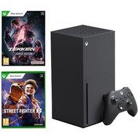 Microsoft Xbox Series X (1 TB), Tekken 8 Launch Edition & Street Fighter 6 Bundle, Black
