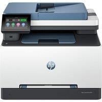 HP Color LaserJet Pro 3302fdw All-in-One Wireless Laser Printer with Fax, White,Blue